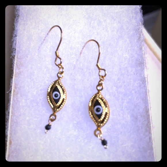 Giu Giu Boutique Original Evil Eye Earrings - Picture 2 of 8